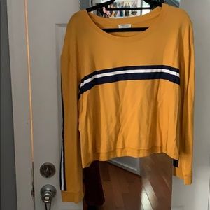 cropped long sleeves tee